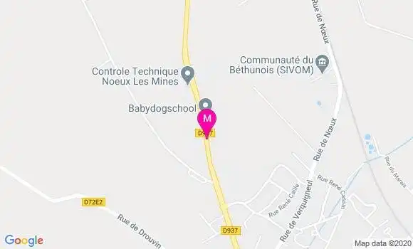 Localisation Dr Marine Yvergniaux
