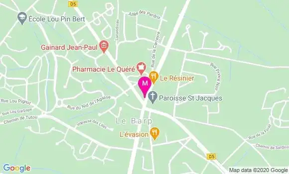 Localisation Dr Elise Fabre