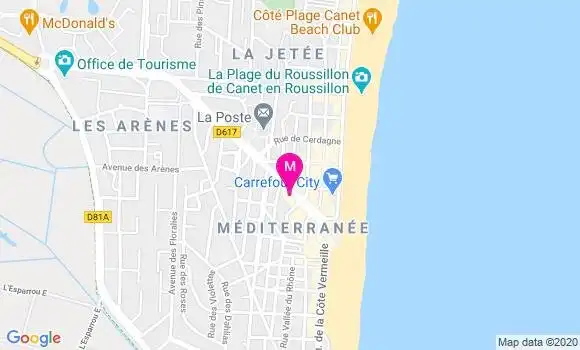 Localisation Dr Arnaud Bissuel