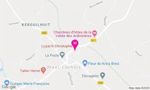Localisation Dr Anthony Perrin
