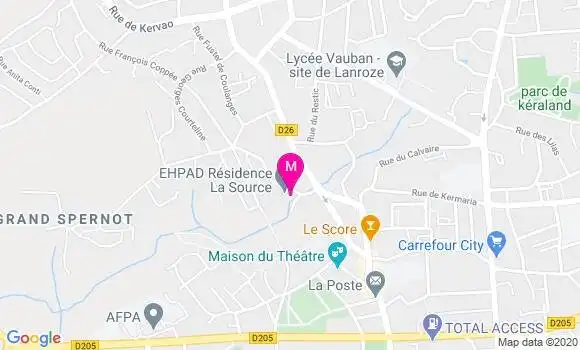 Localisation Dr Anaelle Billant