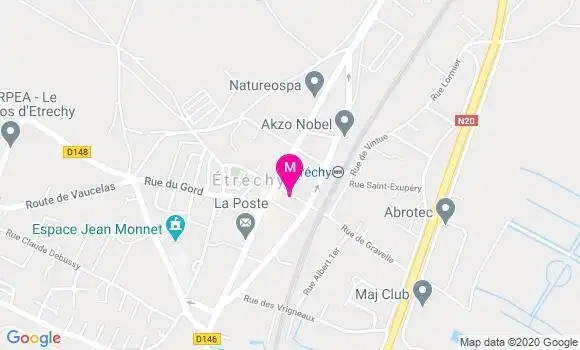 Localisation Dr Philippe Meunier