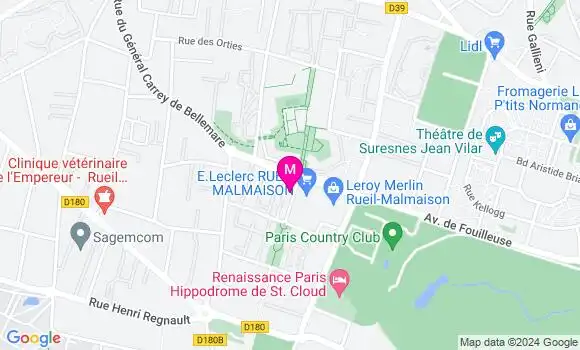 Localisation Dr Emilie Dupret Marcellin