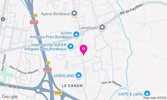Localisation Dr Cécile Bris