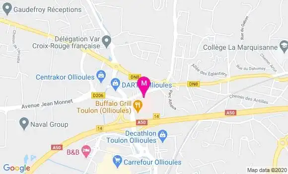 Localisation Dr Bernard Giraud