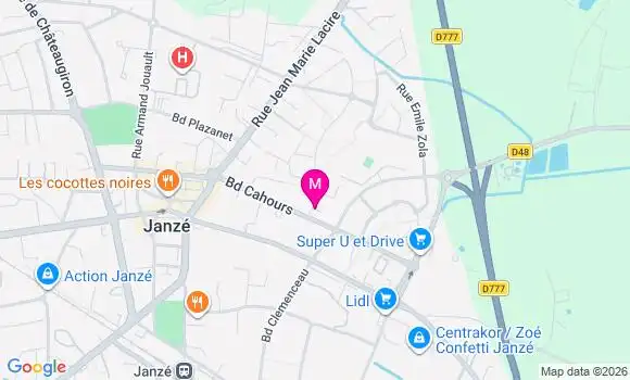 Localisation Dr Julie Moreau