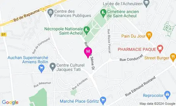 Localisation Dr Caroline Delamotte