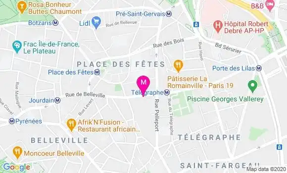 Localisation Dr Florence Gely
