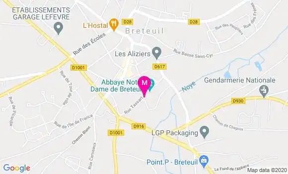 Localisation Dr Pauline Gricourt