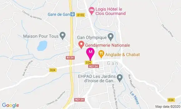 Localisation Dr Cecilia Frenehard