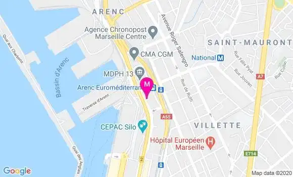 Localisation Dr Pascale Molinie