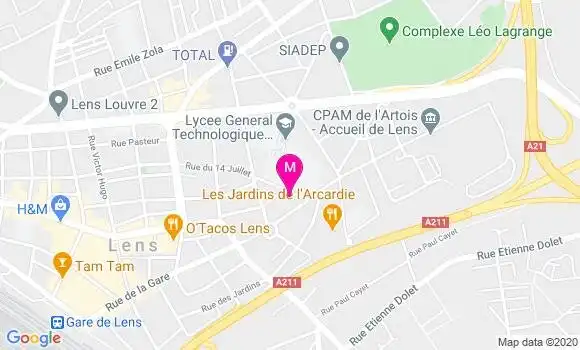 Localisation Dr Thierry Frenois