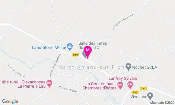 Localisation Dr Francoise Maiset