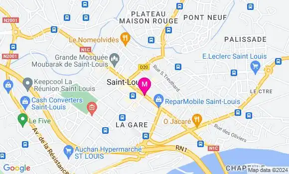 Localisation Dr Manuella Lory