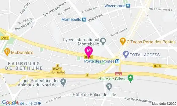 Localisation Dr Corinne Mourin
