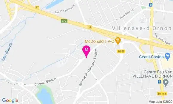Localisation Dr Florence Arsac Ploux