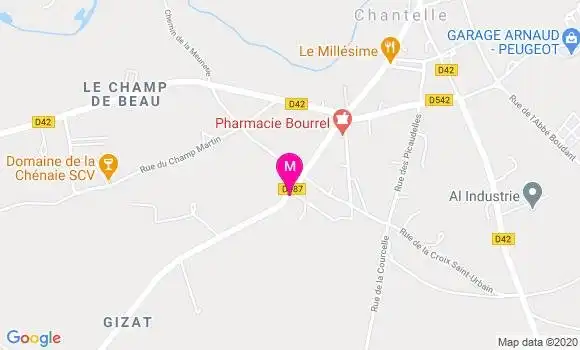 Localisation Dr Aurelie Courrier