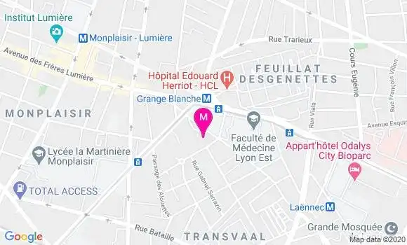 Localisation Dr Violette Mesdag
