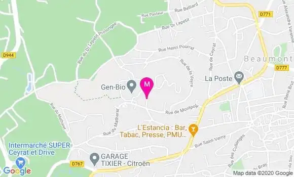 Localisation Dr Maxime Artigues