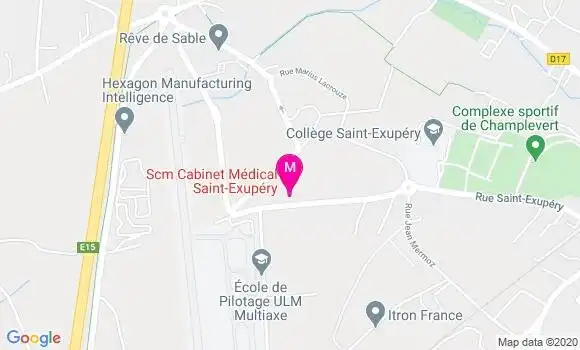 Localisation Dr Charlene Balandras