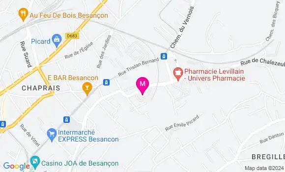 Localisation Dr Antoine Baud