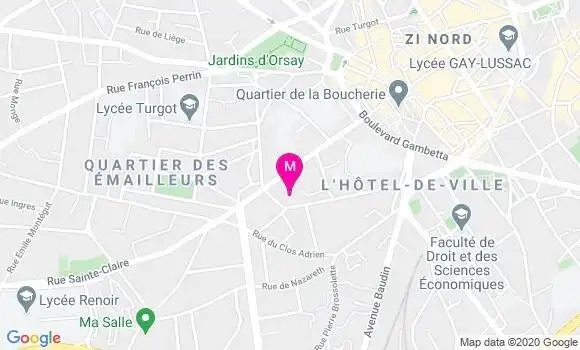 Localisation Dr Fabien Luneau
