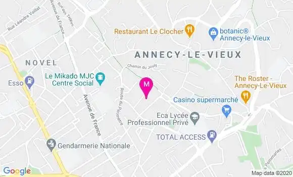 Localisation Dr Laurence Weibel Veltz