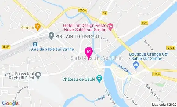 Localisation Dr Dorothee Brachet