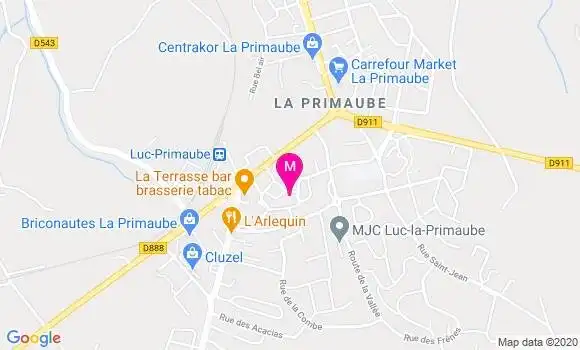 Localisation Dr Denis Perez