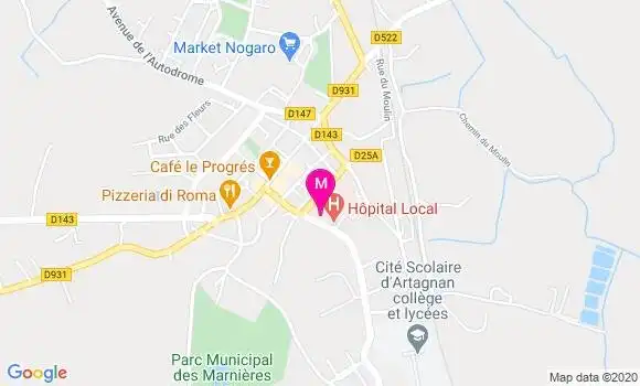 Localisation Dr Marilyn Guchet Smith