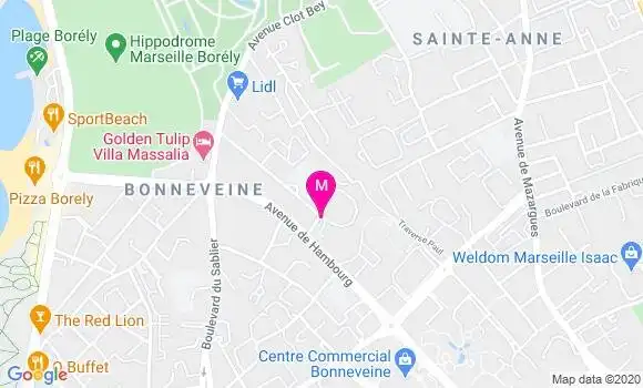 Localisation Dr Xavier Gourdon