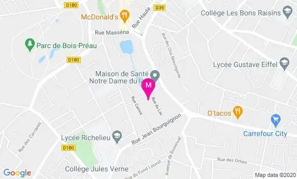 Localisation Dr Lysa Tache
