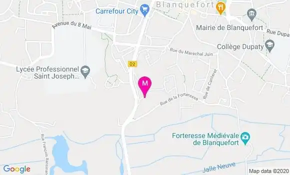 Localisation Dr Camille Audy