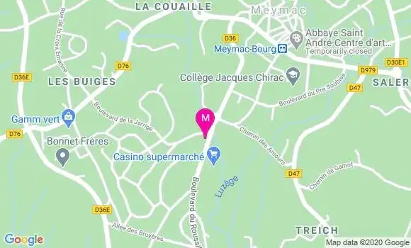 Localisation Dr Alicia Marcaud