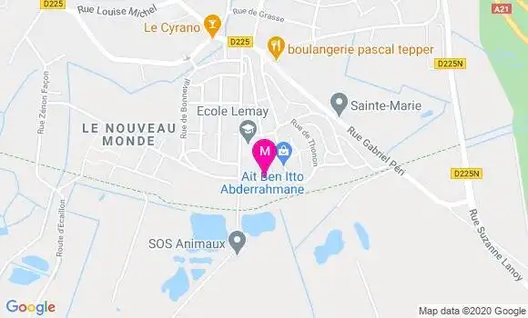 Localisation Dr Bruno Leleu