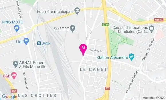 Localisation Dr Abdessattar Ben Jeddou