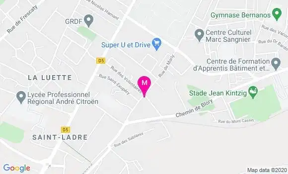 Localisation Dr Camel Kriout