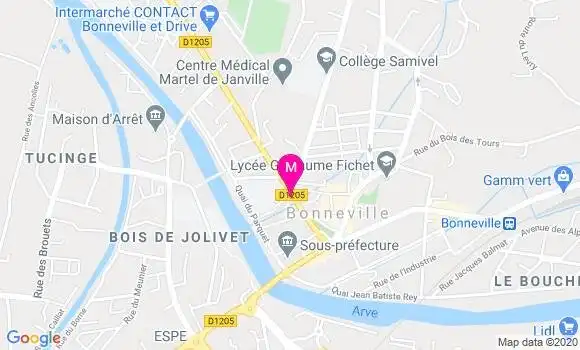 Localisation Dr Anne Bernard