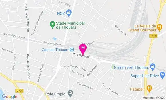 Localisation Dr Sandra Rodriguez