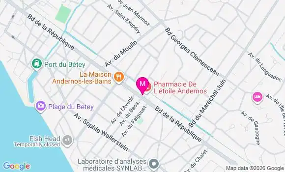 Localisation Dr Sandrine Laffitte Gobert