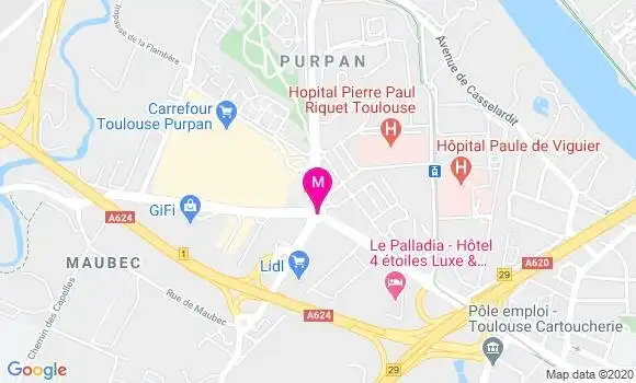 Localisation Dr Geraldine Faure