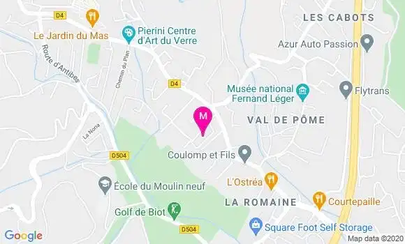 Localisation Dr Alix Mani