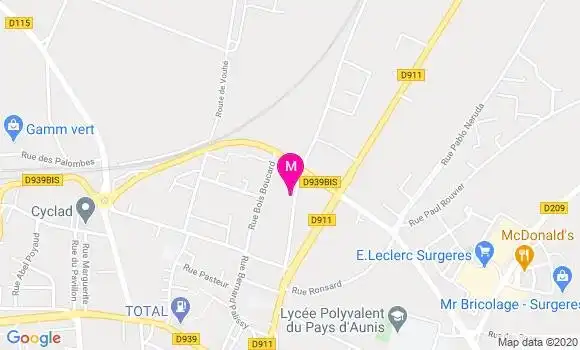 Localisation Dr Mathilde Verrier