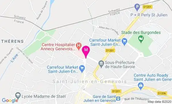 Localisation Dr Melissa Genix