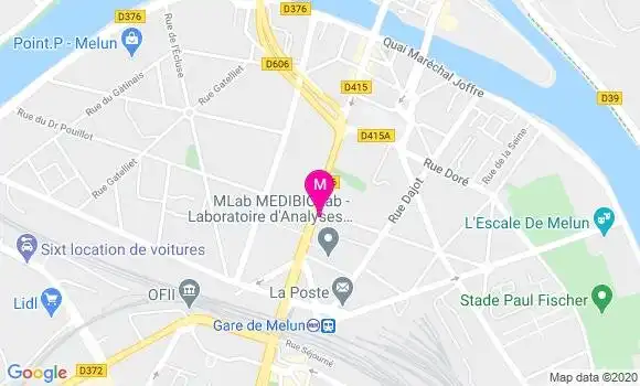Localisation Dr Benoist Chemin