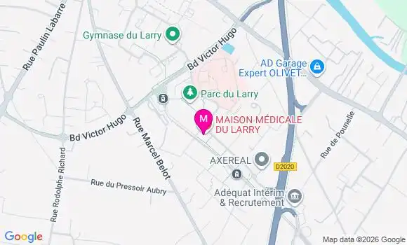 Localisation Dr Hafsa El Ghazali