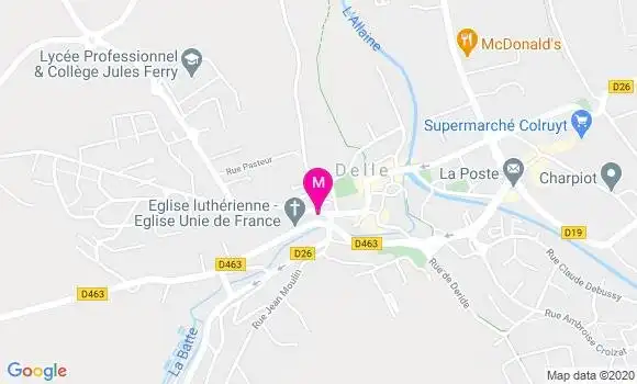 Localisation Dr Jean Maillard