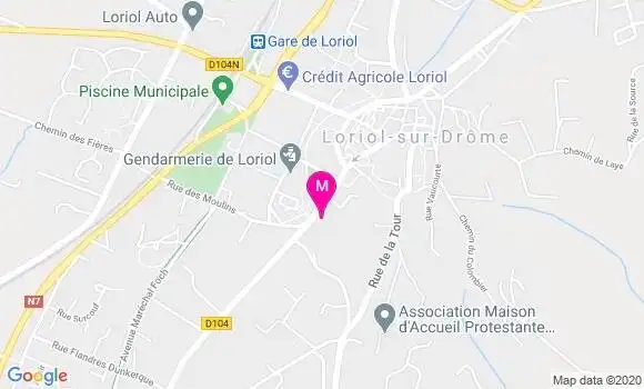 Localisation Dr Marie Celine Maniette Pizzetti