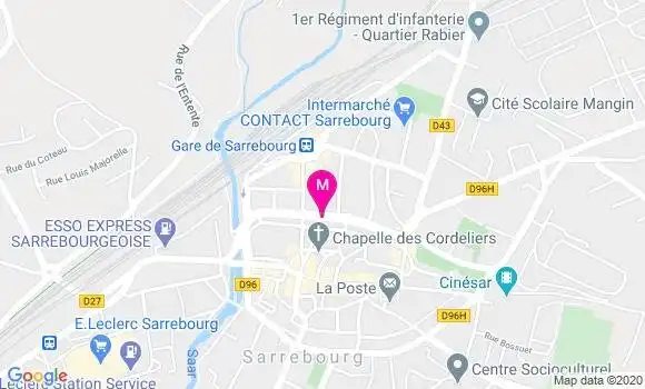 Localisation Dr Sylvie Reschwein