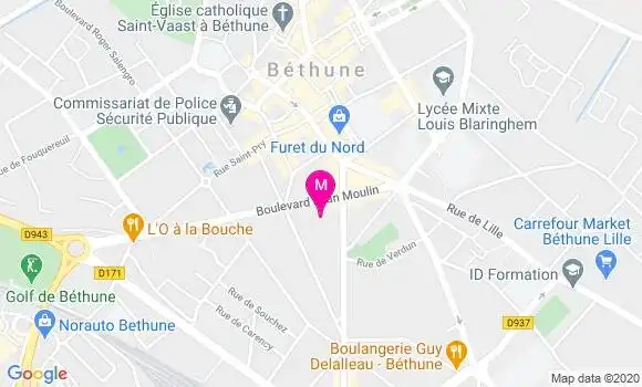 Localisation Dr Nicolas Bourlard